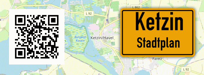Stadtplan Ketzin