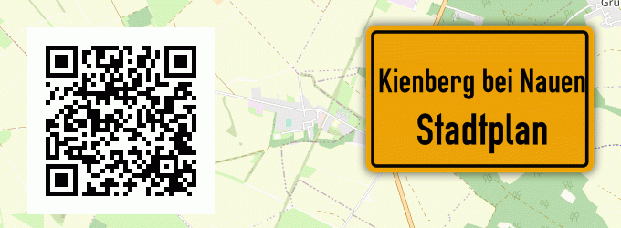 Stadtplan Kienberg bei Nauen