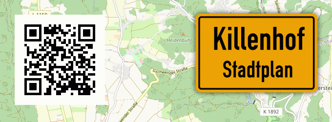 Stadtplan Killenhof