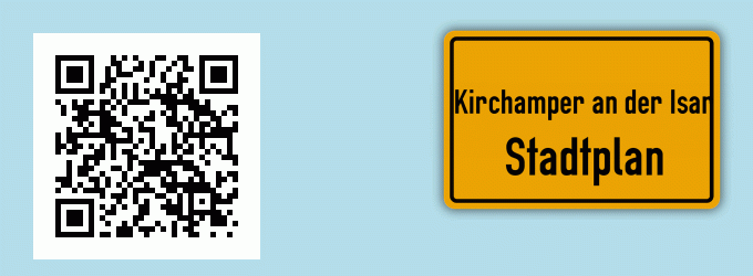 Stadtplan Kirchamper an der Isar