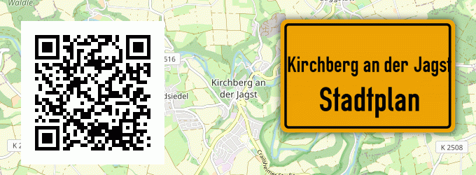 Stadtplan Kirchberg an der Jagst