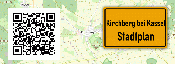 Stadtplan Kirchberg bei Kassel