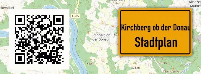 Stadtplan Kirchberg ob der Donau