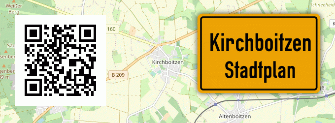 Stadtplan Kirchboitzen