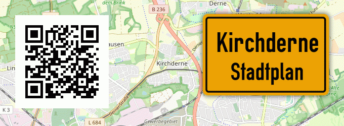 Stadtplan Kirchderne