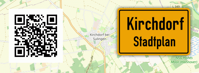 Stadtplan Kirchdorf, Kreis Mainburg