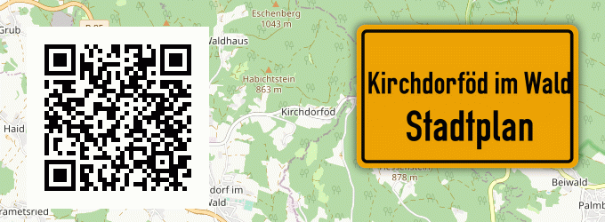 Stadtplan Kirchdorföd im Wald