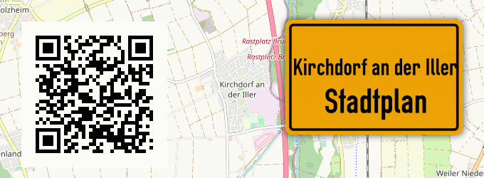 Stadtplan Kirchdorf an der Iller
