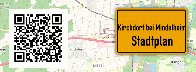 Stadtplan Kirchdorf bei Mindelheim