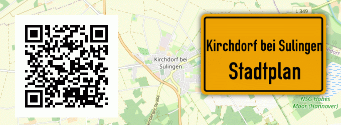 Stadtplan Kirchdorf bei Sulingen