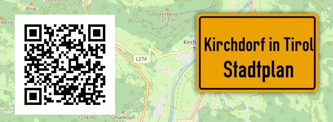 Stadtplan Kirchdorf in Tirol