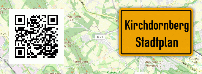 Stadtplan Kirchdornberg