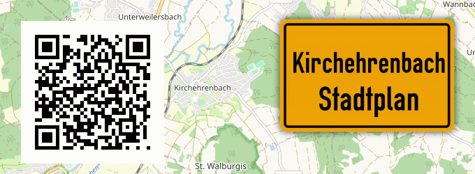 Stadtplan Kirchehrenbach