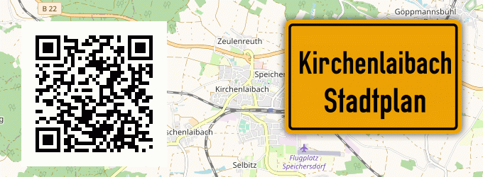 Stadtplan Kirchenlaibach