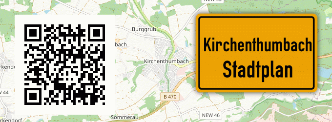 Stadtplan Kirchenthumbach