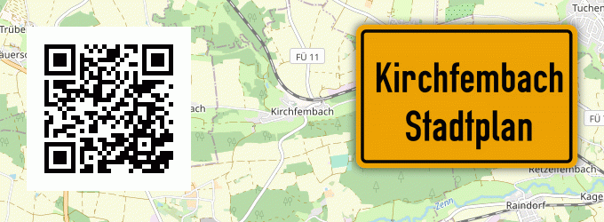 Stadtplan Kirchfembach