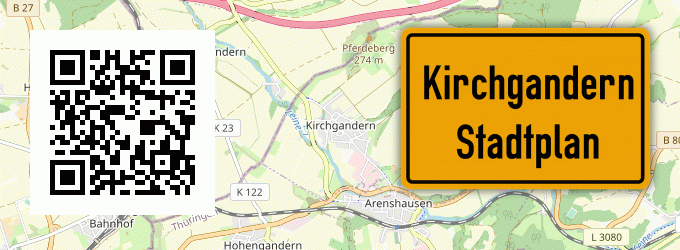 Stadtplan Kirchgandern