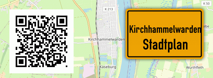 Stadtplan Kirchhammelwarden