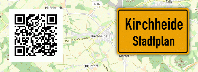 Stadtplan Kirchheide