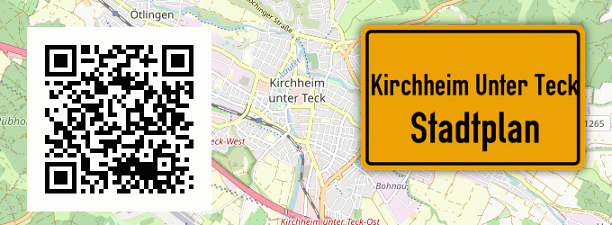 Stadtplan Kirchheim unter Teck