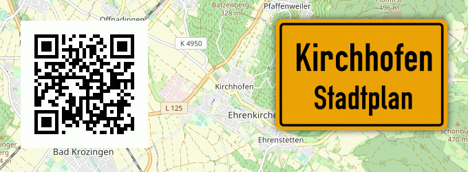 Stadtplan Kirchhofen