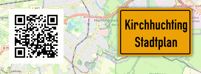 Stadtplan Kirchhuchting