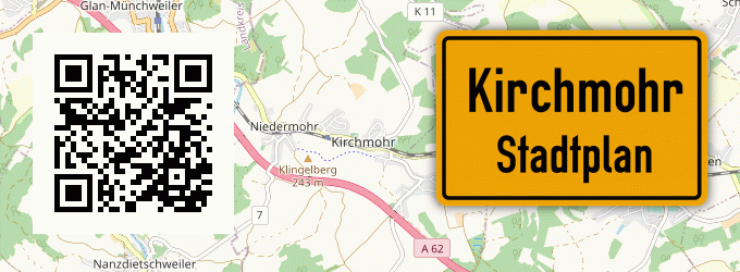 Stadtplan Kirchmohr
