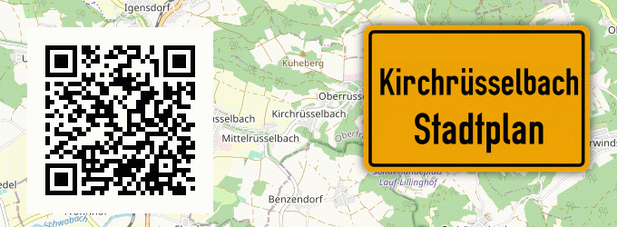 Stadtplan Kirchrüsselbach
