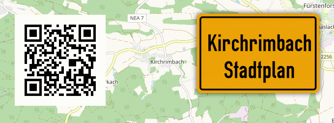 Stadtplan Kirchrimbach