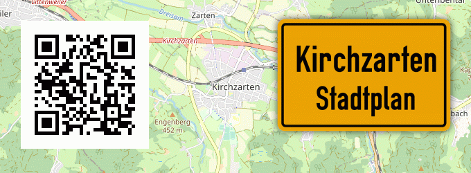 Stadtplan Kirchzarten