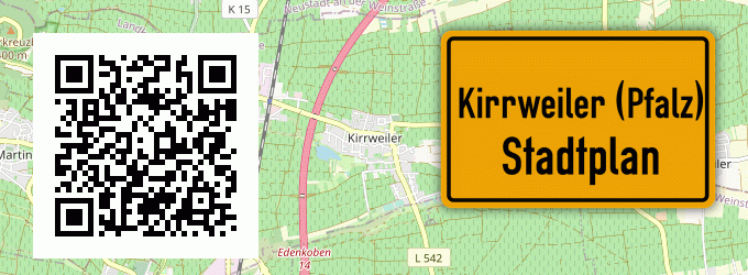 Stadtplan Kirrweiler (Pfalz)