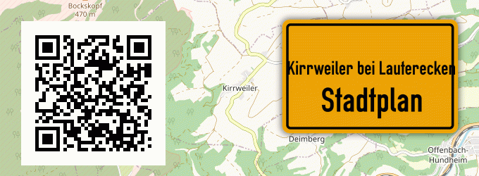 Stadtplan Kirrweiler bei Lauterecken
