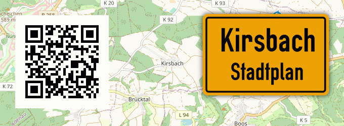 Stadtplan Kirsbach