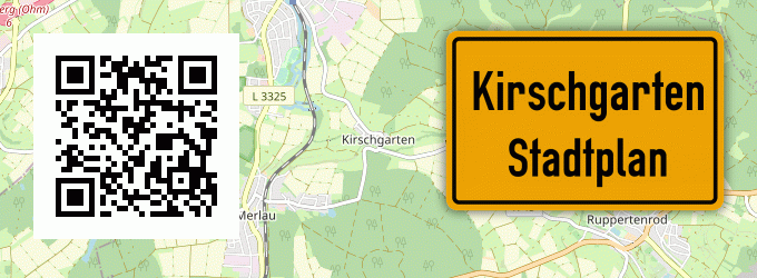 Stadtplan Kirschgarten, Hessen