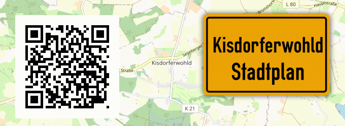 Stadtplan Kisdorferwohld, Holstein