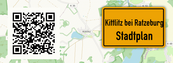 Stadtplan Kittlitz bei Ratzeburg