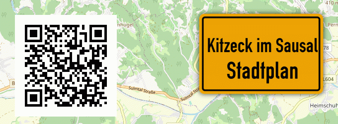 Stadtplan Kitzeck im Sausal