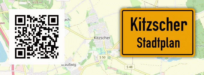 Stadtplan Kitzscher