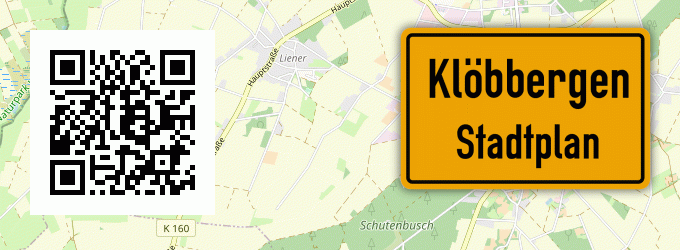 Stadtplan Klöbbergen, Oldenburg