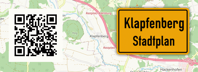 Stadtplan Klapfenberg, Oberpfalz