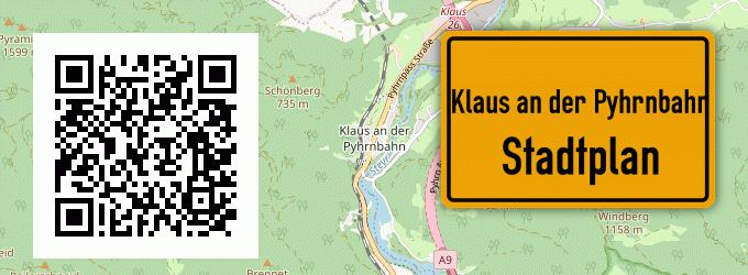 Stadtplan Klaus an der Pyhrnbahn