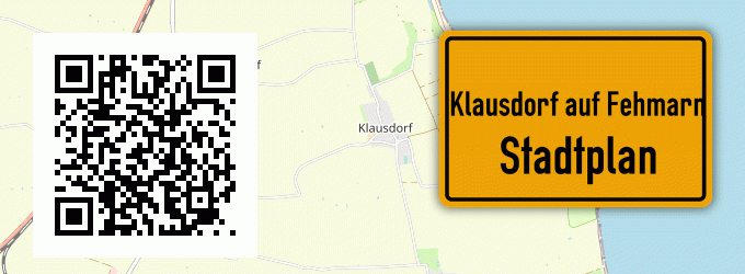 Stadtplan Klausdorf auf Fehmarn