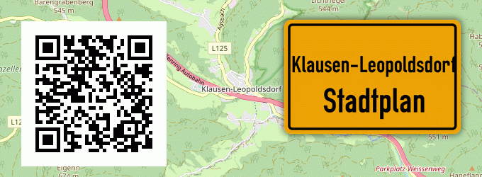 Stadtplan Klausen-Leopoldsdorf