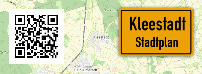 Stadtplan Kleestadt