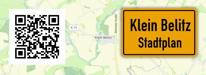 Stadtplan Klein Belitz