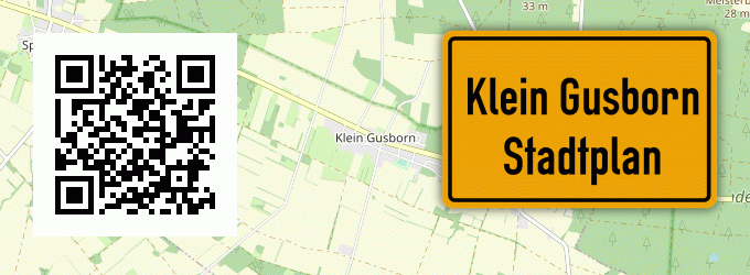 Stadtplan Klein Gusborn