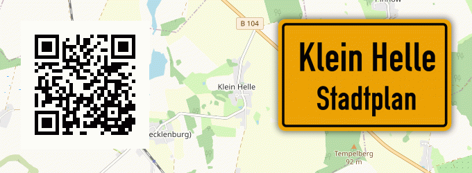 Stadtplan Klein Helle