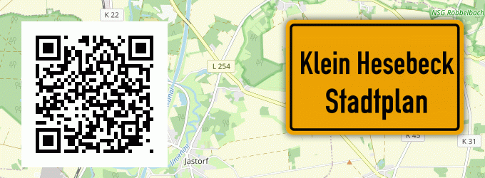 Stadtplan Klein Hesebeck