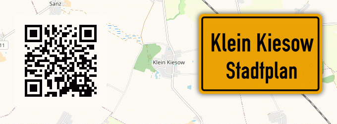 Stadtplan Klein Kiesow