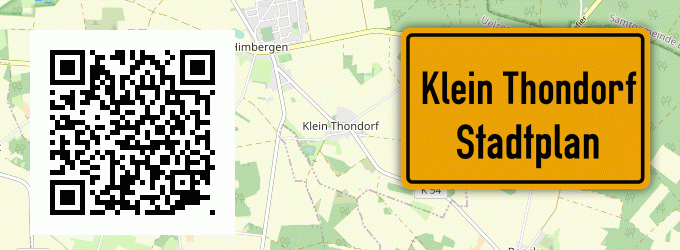 Stadtplan Klein Thondorf